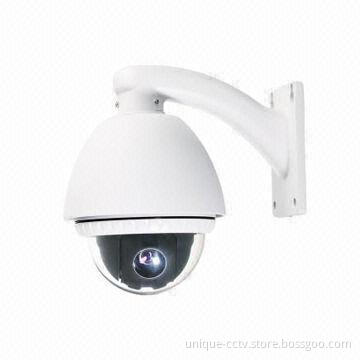 Outdoor High-speed Dome Camera with 1/3-inch Color Sony CCD and 10X Optical Zoom
